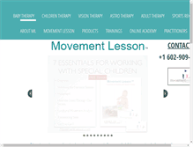 Tablet Screenshot of movementlesson.com